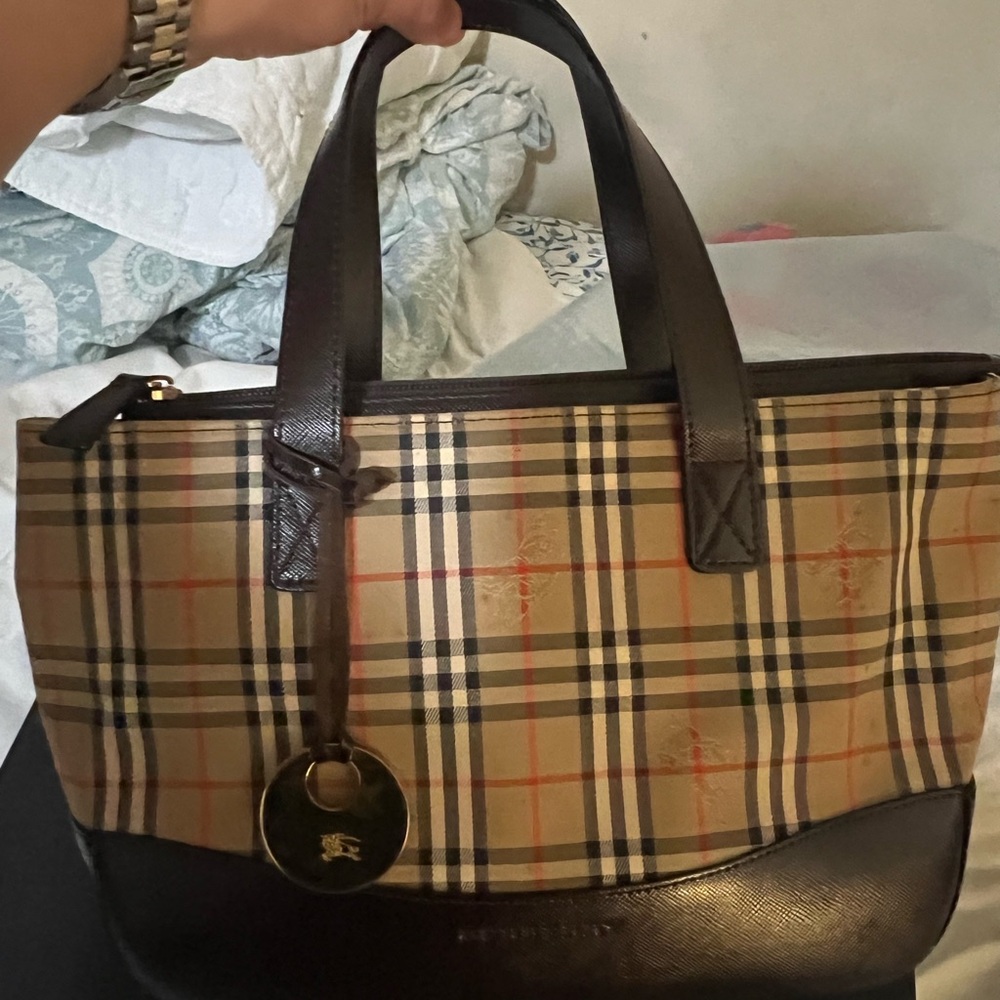 Burberry Beige and Black Women's Bag